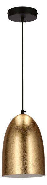 Viseča svetilka v zlati barvi s kovinskim senčnikom ø 14 cm Icaro - Candellux Lighting