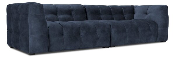 Modra žametna zofa Windsor & Co Sofas Vesta, 280 cm