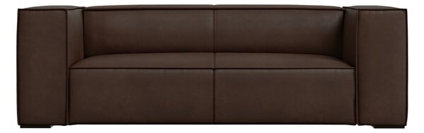 Temno rjava usnjena zofa 212 cm Madame - Windsor & Co Sofas