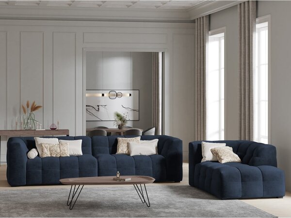 Modra žametna zofa Windsor & Co Sofas Vesta, 280 cm