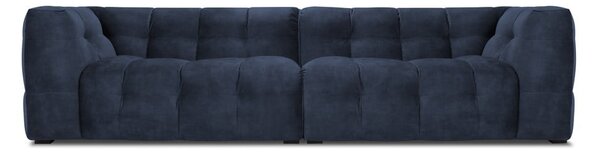 Modra žametna zofa Windsor & Co Sofas Vesta, 280 cm