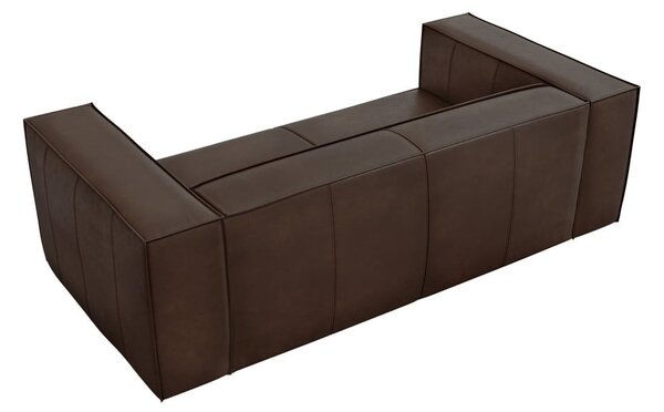 Temno rjava usnjena zofa 212 cm Madame - Windsor & Co Sofas