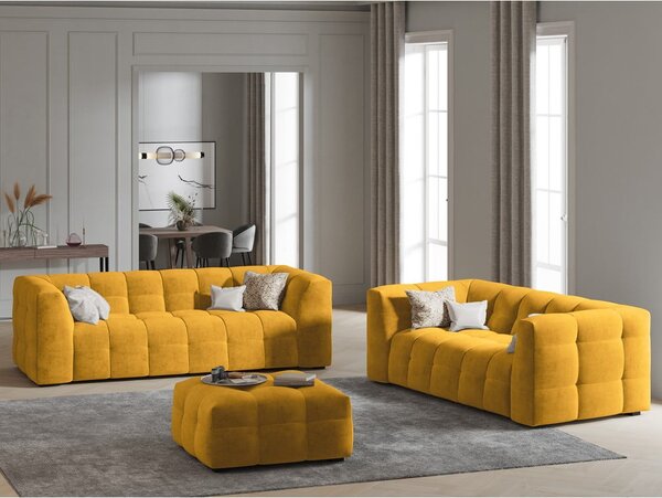 Rumen žameten puf Windsor & Co Sofas Vesta