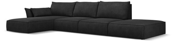 Temno siv kotni kavč (levi kot) Vanda - Mazzini Sofas