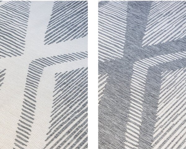 Siva/kremno bela zunanja preproga 80x150 cm Gemini – Elle Decoration