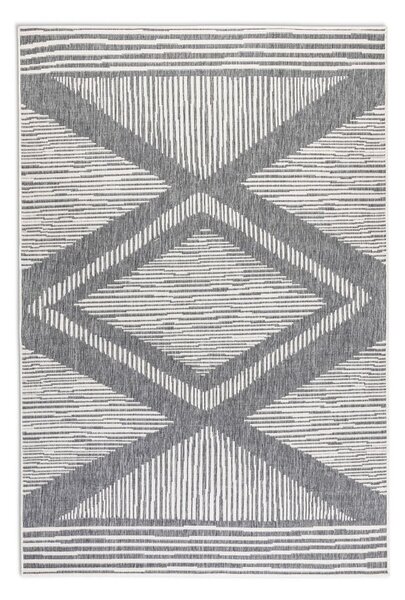 Siva/kremno bela zunanja preproga 80x150 cm Gemini – Elle Decoration