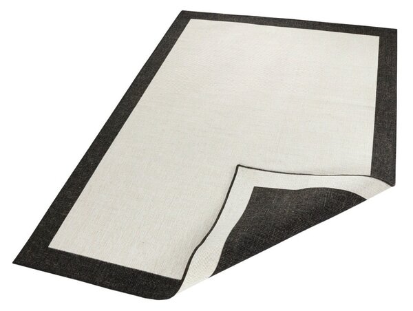 Črno-krem zunanja preproga NORTHRUGS Panama, 120 x 170 cm