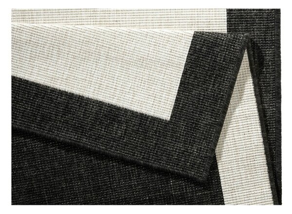 Črno-krem zunanja preproga NORTHRUGS Panama, 120 x 170 cm