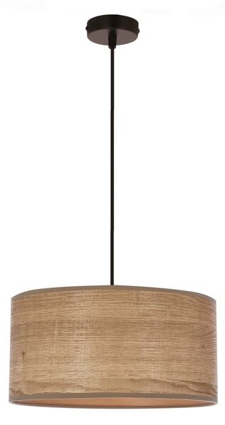 Svetlo rjava viseča svetilka s senčnikom iz ratana ø 30 cm Legno – Candellux Lighting