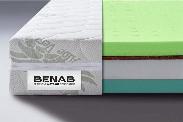 Trda/srednje trda obojestranska vzmetnica iz pene 90x200 cm BonHarmony HR BIO – BENAB