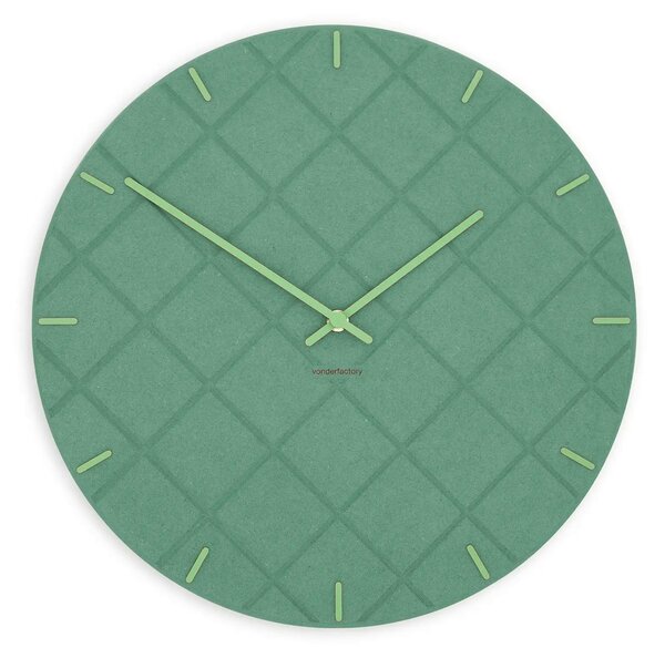 Stenska ura Luxhora Mosaida Mint Green 11 barv kazalcev