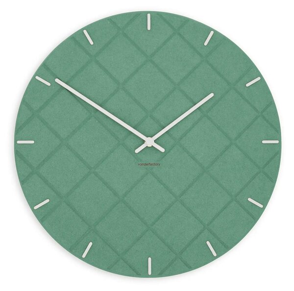 Stenska ura Luxhora Mosaida Mint Green 11 barv kazalcev