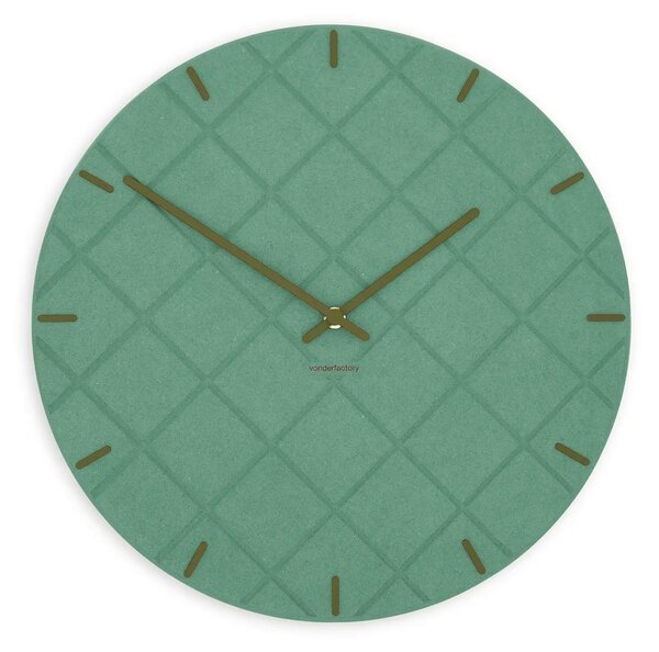 Stenska ura Luxhora Mosaida Mint Green 11 barv kazalcev