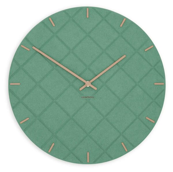 Stenska ura Luxhora Mosaida Mint Green 11 barv kazalcev