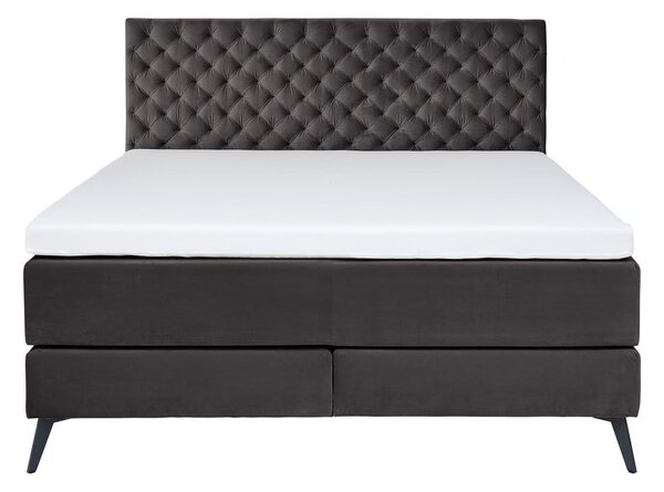 Antracitno siva postelja boxspring 160x200 cm La Maison - Meise Möbel