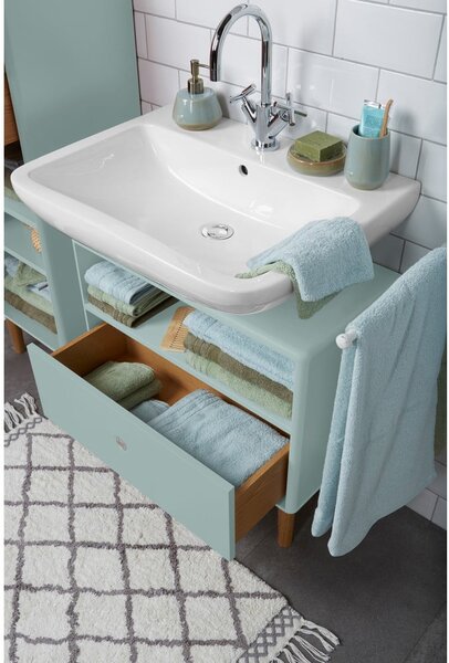 Mint zelena omarica za pod umivalnik 66x45 cm Color Bath – Tom Tailor