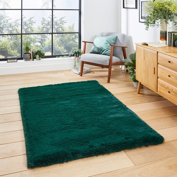 Smaragdno zelena Think Rugs Super Teddy, 60 x 120 cm