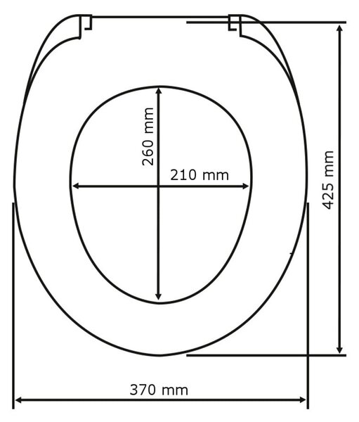 WC deska 37 x 42,5 cm Bamboo – Wenko