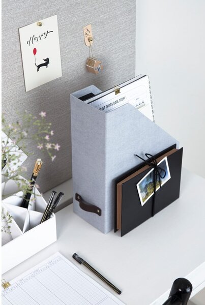 Kartonast organizator za dokumente Estelle Canvas Paper Laminate – Bigso