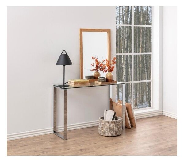 Konzolna mizica v srebrni barvi 110x40 cm Katrine - Actona