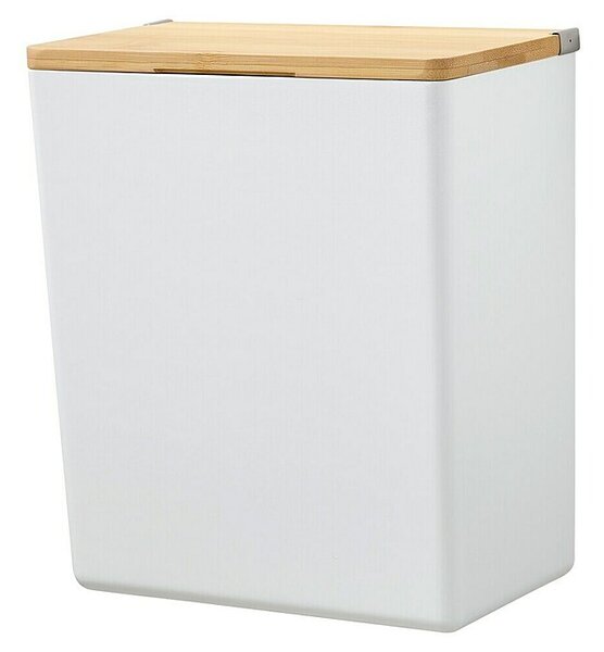Tesa Zaboj za shranjevanje Baboo (Do x Š x V: 18,2 x 10,2 x 21 cm, ABS-plastika, Bela/Bambus)