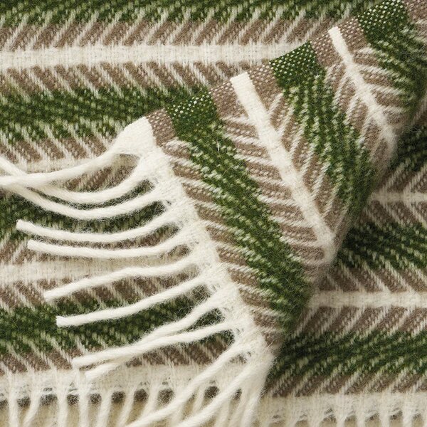 Volnena odeja Oscar Multi Green 130x200