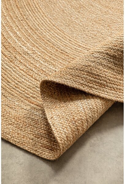 Obojestranska okrogla preproga iz jute ø 100 cm Braided Gold – Hanse Home