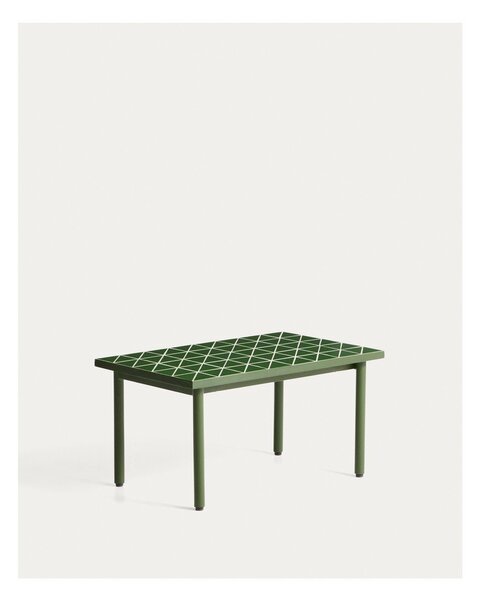 Vrtna mizica s keramično ploščo 51x81 cm Maurina – Kave Home