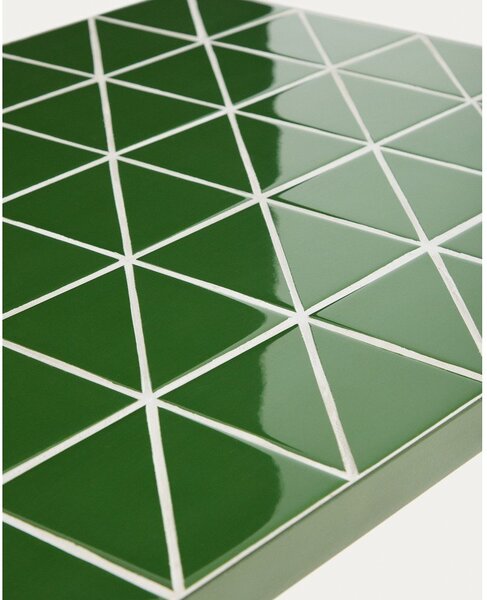 Vrtna mizica s keramično ploščo 51x81 cm Maurina – Kave Home
