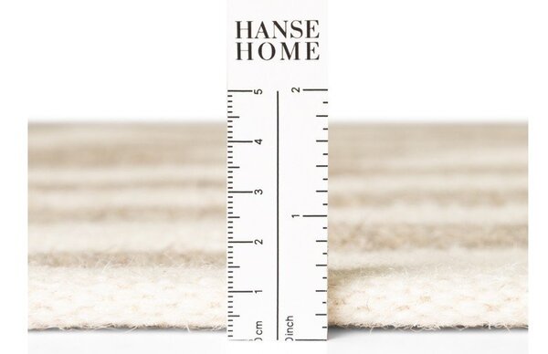 Bela/siva obojestranska/ročno tkana volnena preproga 120x180 cm Vika – Hanse Home