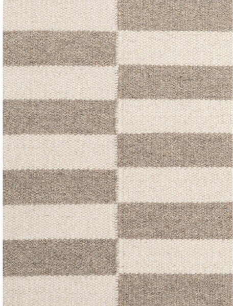 Bela/siva obojestranska/ročno tkana volnena preproga 120x180 cm Vika – Hanse Home