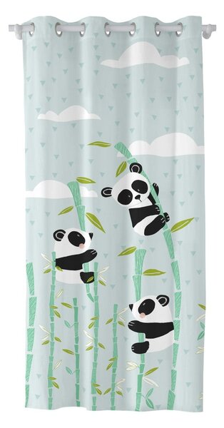 Otroška bombažna zavesa Moshi Moshi Panda Garden, 140 x 265 cm