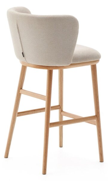 Bež barski stol (višina sedeža 65 cm) Ciselia – Kave Home