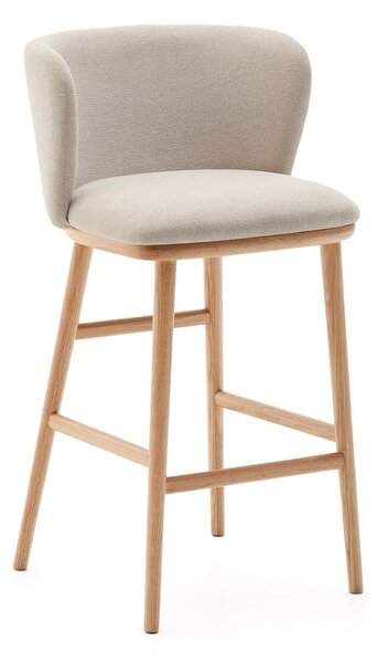 Bež barski stol (višina sedeža 65 cm) Ciselia – Kave Home