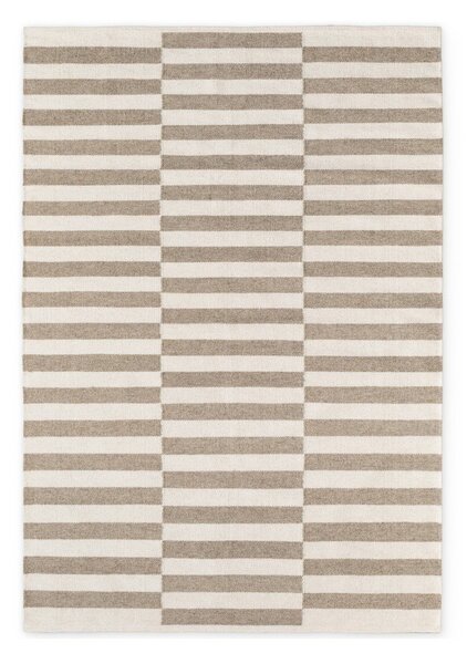 Bela/siva obojestranska/ročno tkana volnena preproga 120x180 cm Vika – Hanse Home