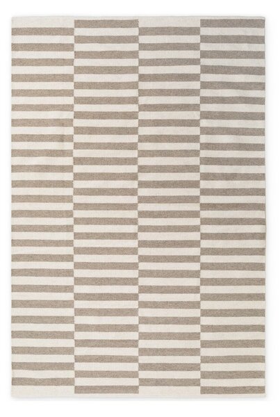 Bela/siva obojestranska/ročno tkana volnena preproga 200x300 cm Vika – Hanse Home