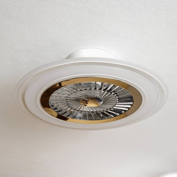 Stropni ventilator Starluna Leoman LED, bel