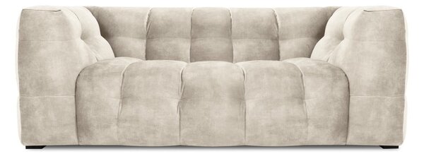 Bež žametna zofa Windsor & Co Sofas Vesta, 208 cm