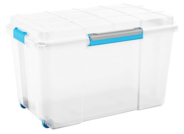 Zaboj za shranjevanje s kolesci KIS Scuba Box XL (73,5 x 44,5 x 46 cm, 110 l, prozoren, vodoodporen)