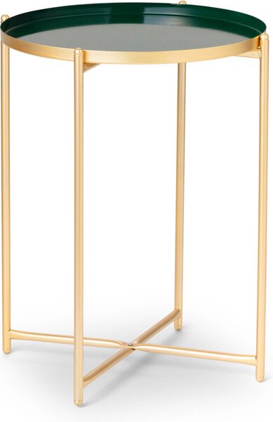 Odlagalna mizica ELLA Ø 30 cm, zlata