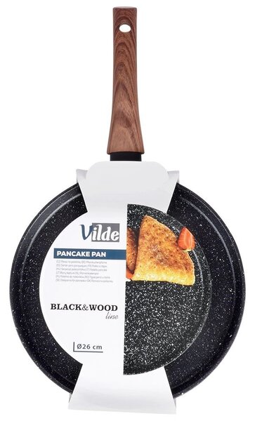 Granitna ponev za peko palačink in jajc 26cm BLACK&WOOD