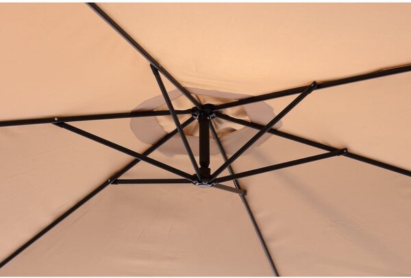 Bež senčnik ø 300 cm Happy Sun – Bonami Essentials
