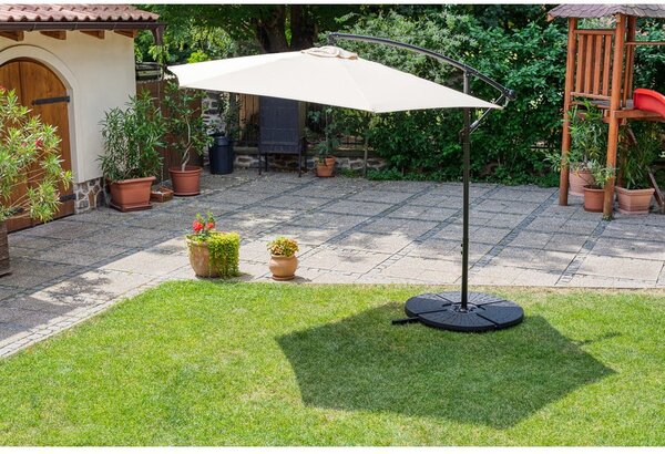 Bež senčnik ø 300 cm Happy Sun – Bonami Essentials