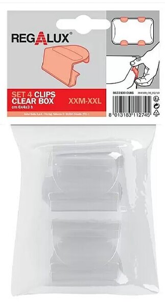 Sponke Regalux (primerno za: zaboj Regalux Clear Box XXM-XXL, 4 kos)