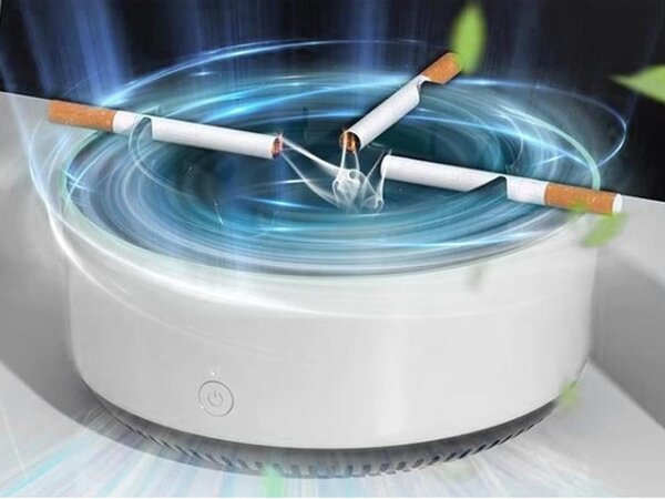 Pametni elektronski pepelnik za odstranjevanje dima
