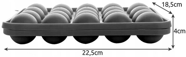 Silikonski model za 20 piškotnih lizik 4cm + palčke