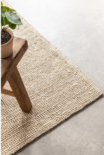 Kremno bela preproga iz jute 80x150 cm Bouclé – Hanse Home