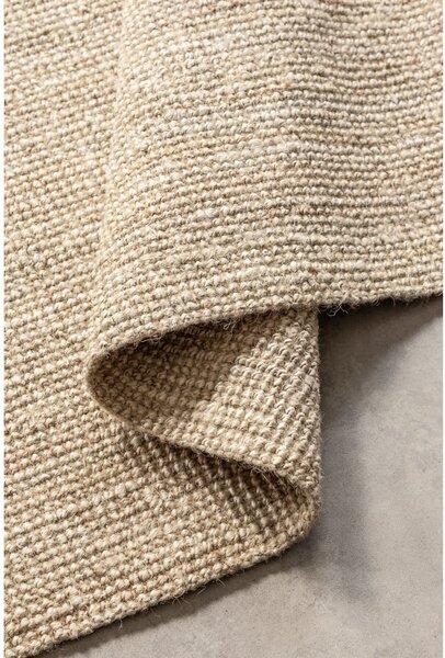 Kremno bela preproga iz jute 80x150 cm Bouclé – Hanse Home