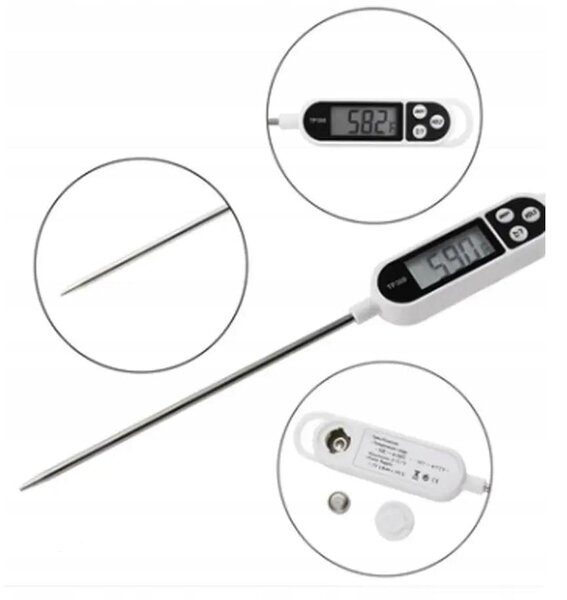 LCD kuhinjski termometer -50 do +300°C 24cm PREMIUM