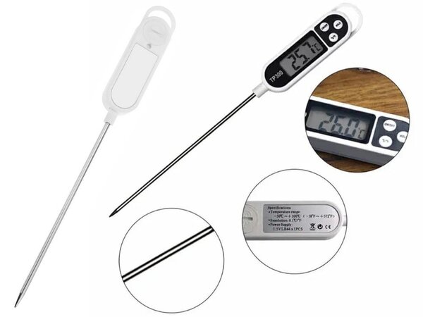 LCD kuhinjski termometer -50 do +300°C 24cm PREMIUM